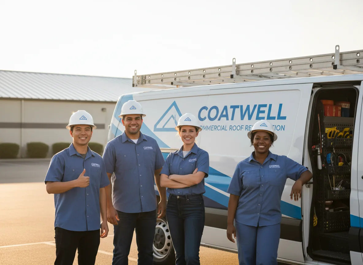 Commercial roof coating company in Ferris, IL
